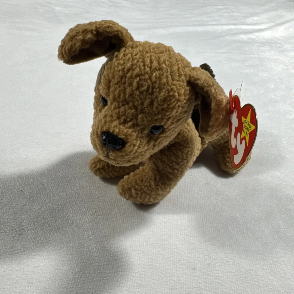 TY Beanie Baby‎ TUFFY Plush Stuffed Animal Toy Retired Birthday 1996